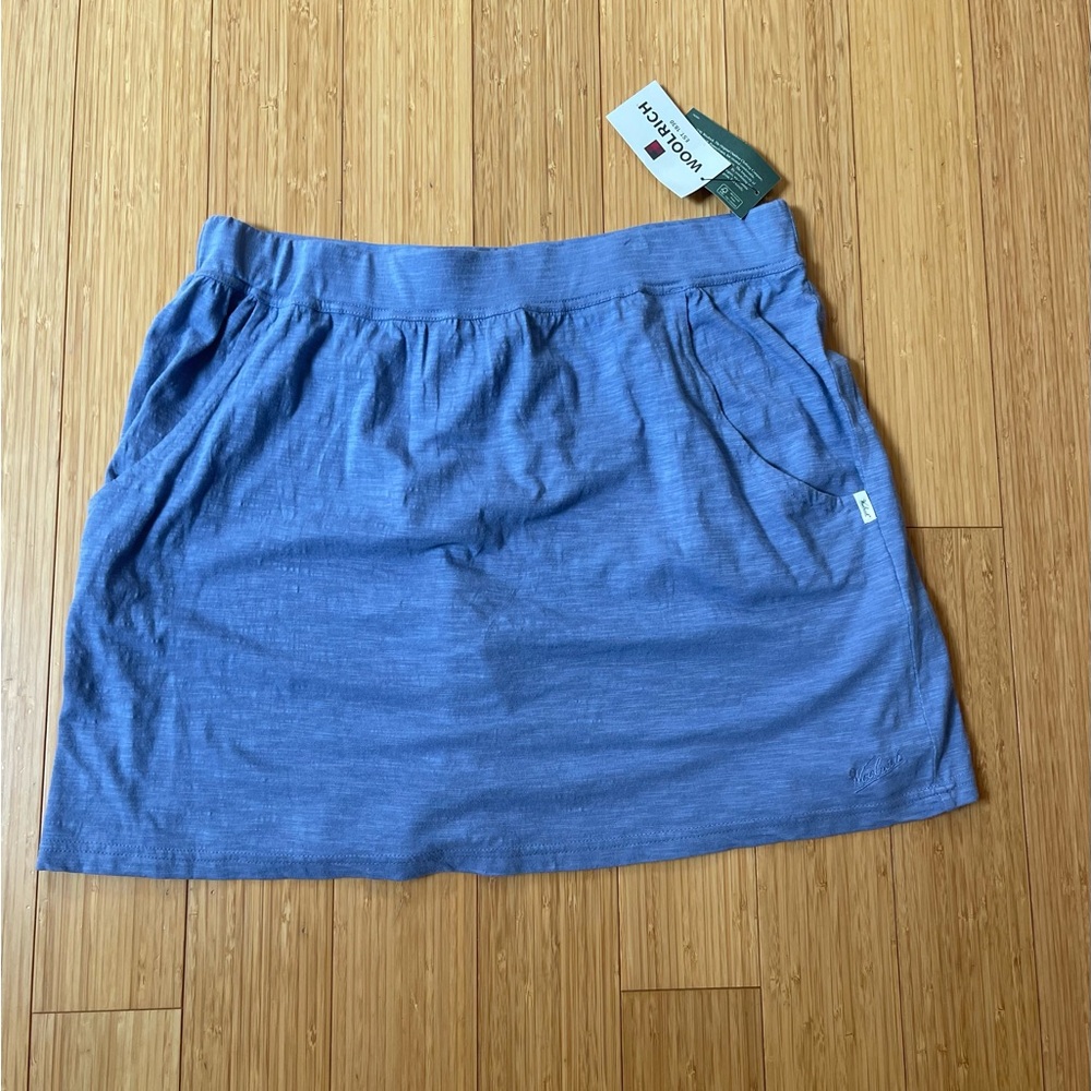 Woolrich Blue Mini Skirt